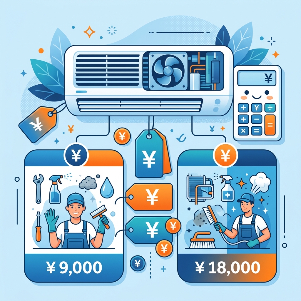エアコンクリーニングの料金比較