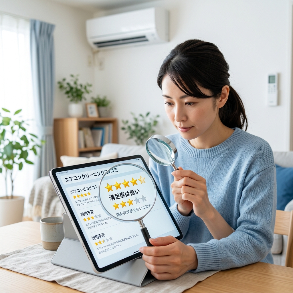 エアコンクリーニングの口コミは信用できる？見分け方5つのポイント