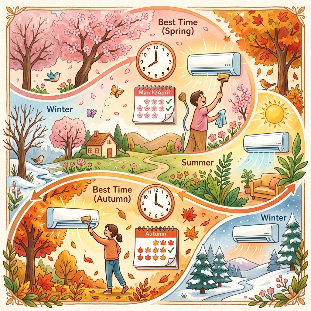 エアコンクリーニングのベスト時期