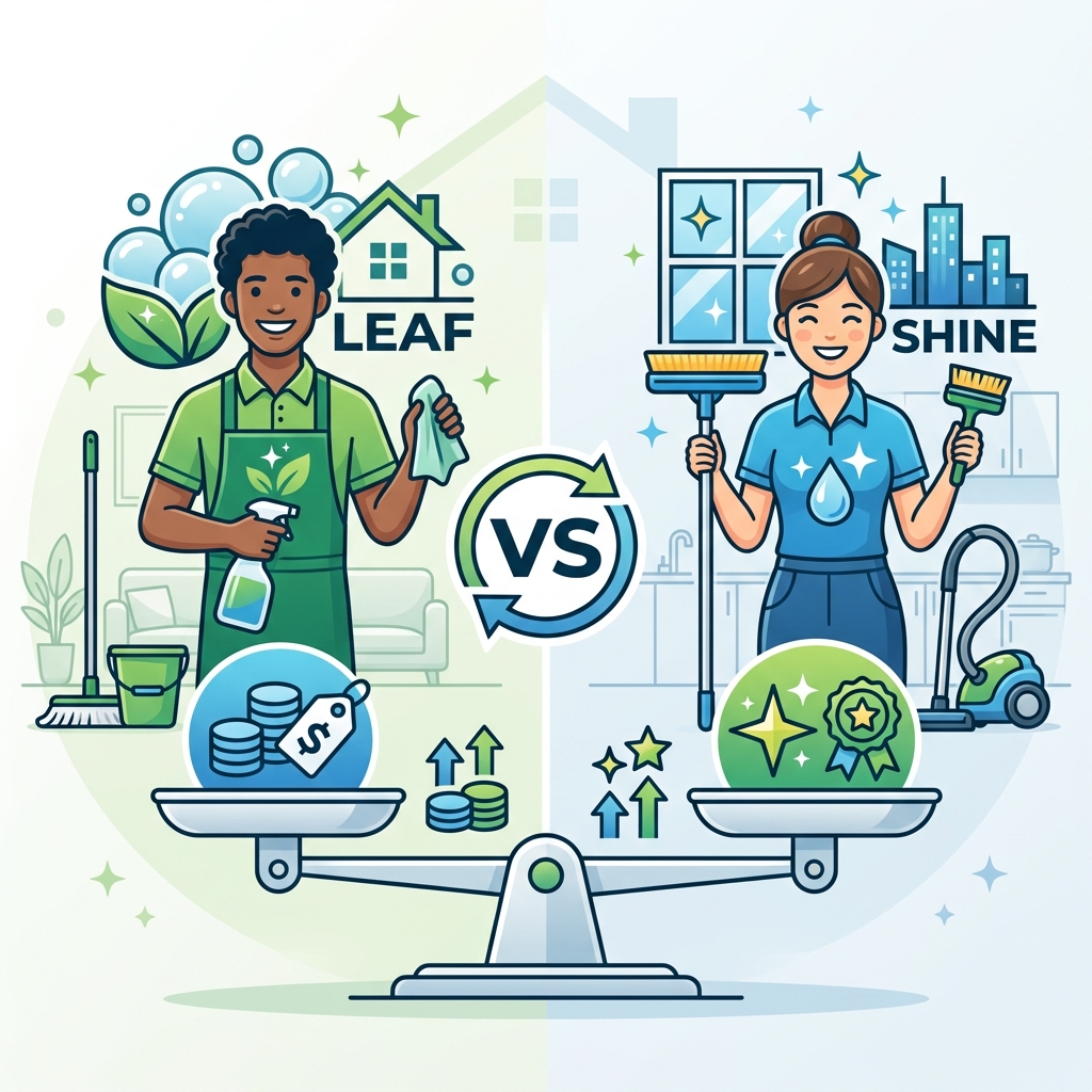 ユアマイスターとおそうじ本舗の比較